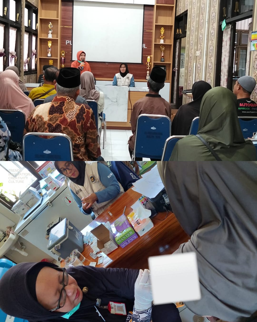 Pemeriksaan Kesehatan Calon Jamaah Haji Tahap 2 di Puskesmas Labruk Kidul